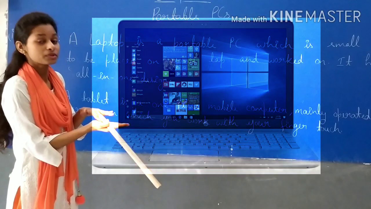 Laptop tablet portable PC | Class 5 | Chapter 1 | Development of Computers