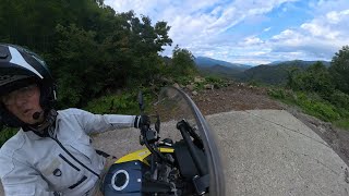 【撮って出し】紅葉シーズン直前！林道妙高小谷線いかがっすか～？…長野新潟県境日帰りツーリング　#vstrom1050xt #insta360