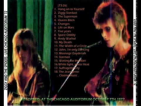 David Bowie Auditorium Chicago oct 7th 1972 ( audio )
