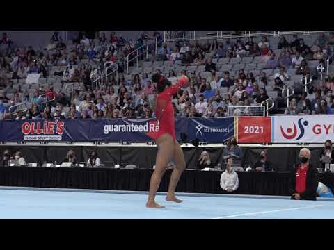 eMjae Frazier - Floor Exercise - 2021 U.S. Gymnastics Championships - Senior Women Day 1