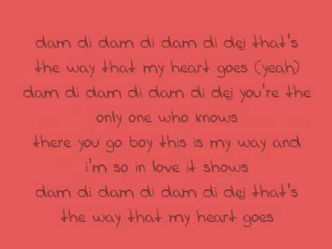 Marie Serneholt  - that's the way my heart goes lyrics