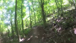 preview picture of video 'West Michigan Mountain Biking - Upper Macatawa To & Fro'