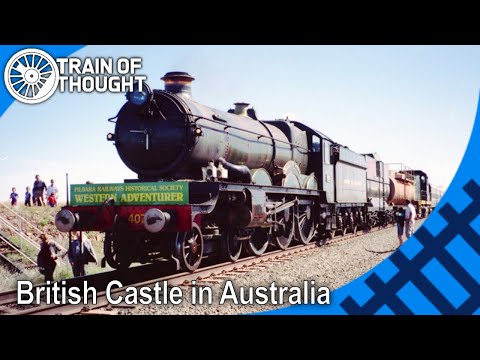 Australia's Great Western steam locomotive - Pendennis Castle