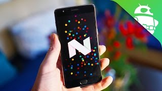 This is Android Nougat on the OnePlus 3 (Beta)