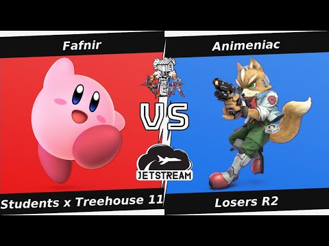 Students x Treehouse 11 Losers R2 - Fafnir (Kirby) Vs. Animeniac (Fox) Smash Ultimate - SSBU