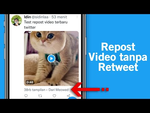 Cara Repost Video Twitter tanpa Retweet Terbaru