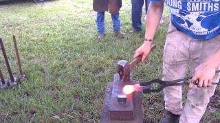 preview picture of video 'Impressions of the Lafayette blacksmiths meeting'