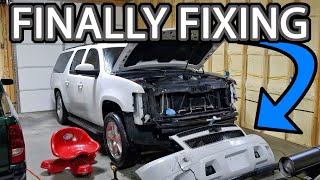 Finishing the Suburban Fix (New Front Bumper, Brackets and Lights)