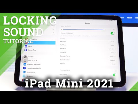 How to Change Lock Sounds in iPad Mini 2021 – Sounds Settings