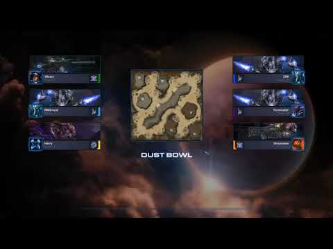 Sneaky Nydus break the deadlock! 3v3 Team Games- Starcraft 2