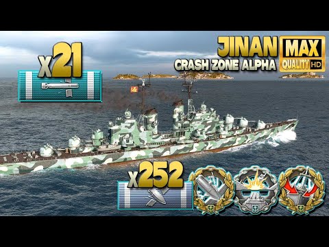 Cruiser Jinan: Perfect use of ship advantages - World of Warships