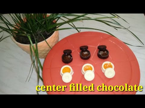 center filled chocolate by praju's kitchen and more 😊...