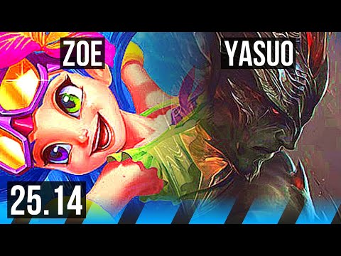 ZOE vs YASUO (MID) | 10/1/11, Godlike | KR Master | 25.14