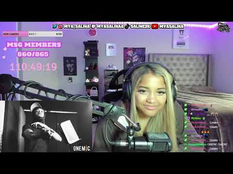Mya Salina REACTS to SDOT GO ONE MIC FREESTYLE