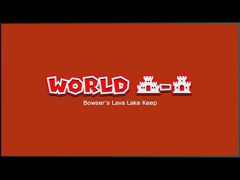 Super Mario 3D World - World Castle-Castle: Bowser's Lava Lake Keep (100%) [Good Attempt Only]