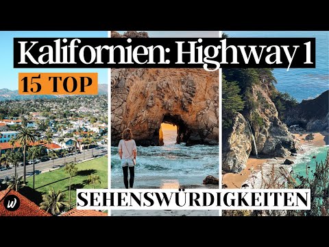 USA KALIFORNIEN: 15 TOP SEHENSWÜRDIGKEITEN | Pacific Coast Highway 1  | USA Reisetipps  | Amerika