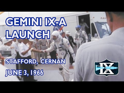 GEMINI 9A - Launch - Stafford, Cernan - Titan II (1966/06/03) Stereo Audio, Orbiter Simulator
