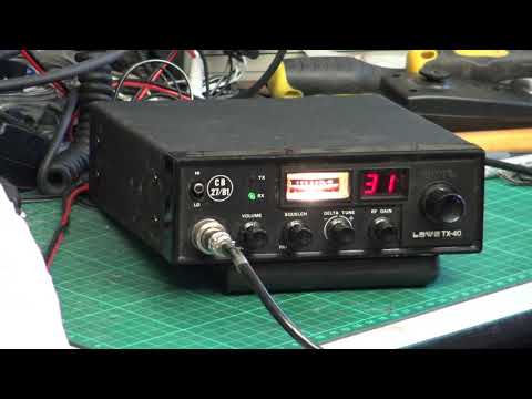 Lowe TX40 UK CB27/81 CB radio (mobile) - On the air test