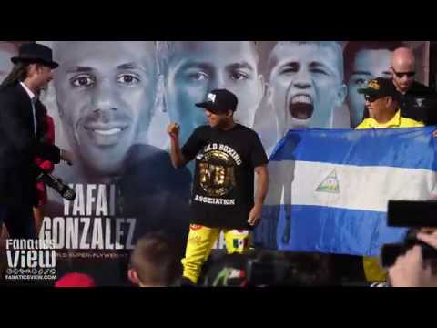 Roman 'Chocolatito' Gonzalez vs. Kal Yafai WEIGH IN & FACE OFF | Matchroom Boxing
