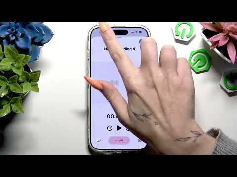 iPhone 17 – How to Record Audio with Voice Memos App