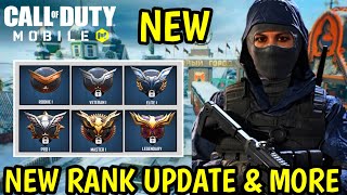New Rank Update & Change! + New Free Rewards & New Crate! Call Of Duty Mobile Leaks!