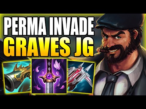 HOW TO PLAY GRAVES & HARD CARRY BY PERMA INVADING THE ENEMY JUNGLE IN S15! - League of Legends Guide