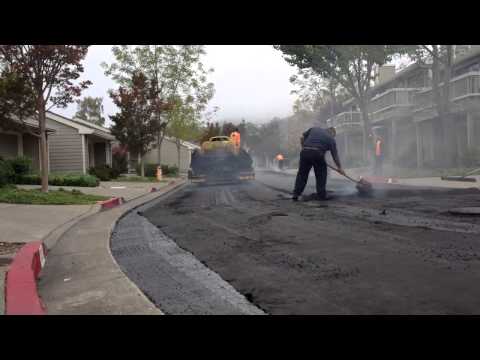 Asphalt Overlay Time Lapse- Black Diamond Paving