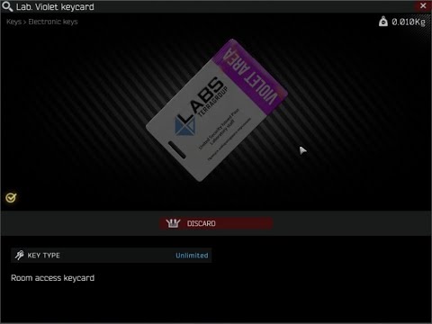 Finding The Violet Keycard and KIBA Key on Woods.