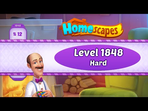 Homescapes Level 1848 Hard | No Boosters | Playrix