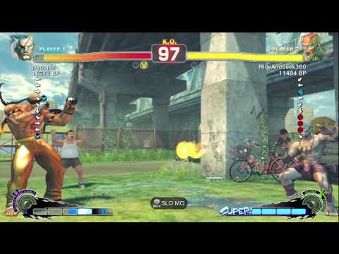 AFG [Sagat] vs HideAndSeek360 [Dhalsim] SSF4 Japanese Online Ranked Matches - TRUE-HD