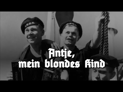 Antje, mein blondes Kind - German Naval Song [English Subtitles]