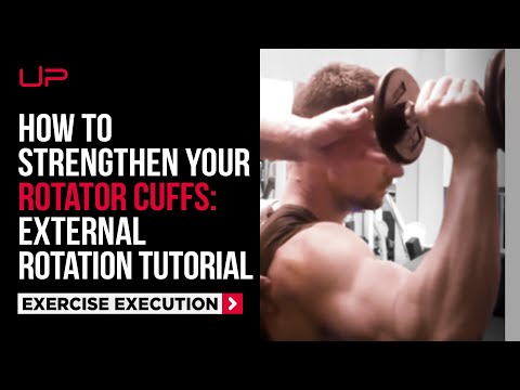 Gym Tutorial: External Rotation for Rotator Cuff