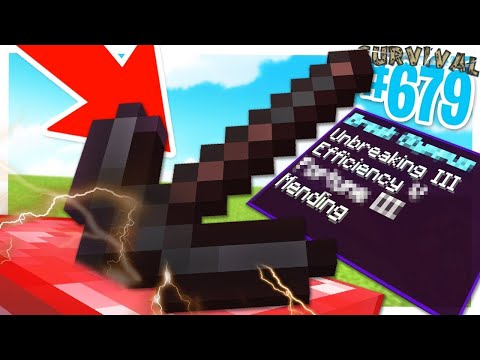 CREO IL PICCONE PERFETTO DI NETHERITE*ho minato troppo* :  Minecraft:re EP.2