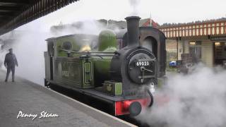 preview picture of video 'North Norfolk Spring Steam Gala 2011 part 1'