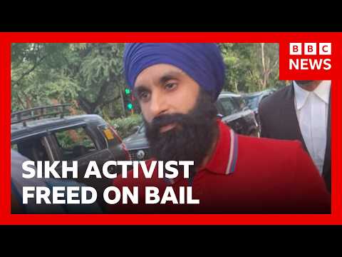 Scottish activist Jagtar Singh Johal freed after years in Indian prison | BBC News