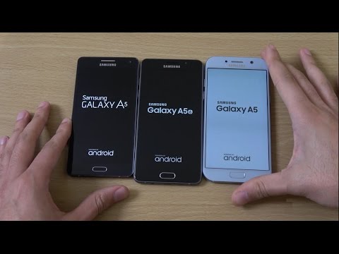 Samsung Galaxy A5 2017 vs A5 2016 vs A5 2015 - Speed Test!