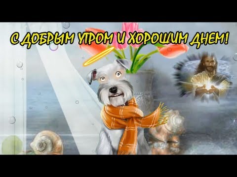 С добрым утром и хорошим днем!Православная открытка с пожеланием хорошего дня!