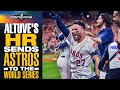 José Altuve SENDS ASTROS TO WORLD SERIES with 2-run home run!