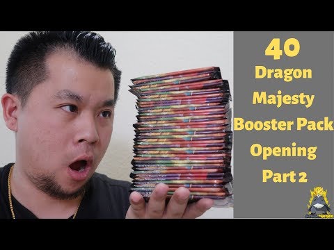 40 Dragon Majesty Booster Pack Opening Part 2