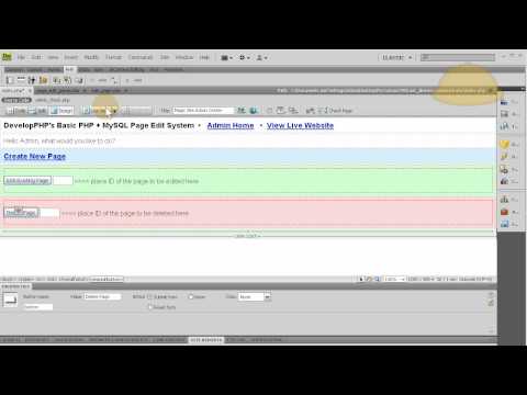 Part 8 How to Build PHP and MySQL CMS Website Software