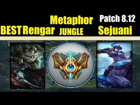 Metaphor | Best RENGAR vs SEJUANI | RENGAR Jungle | Challenger Gameplay | Patch 8.12