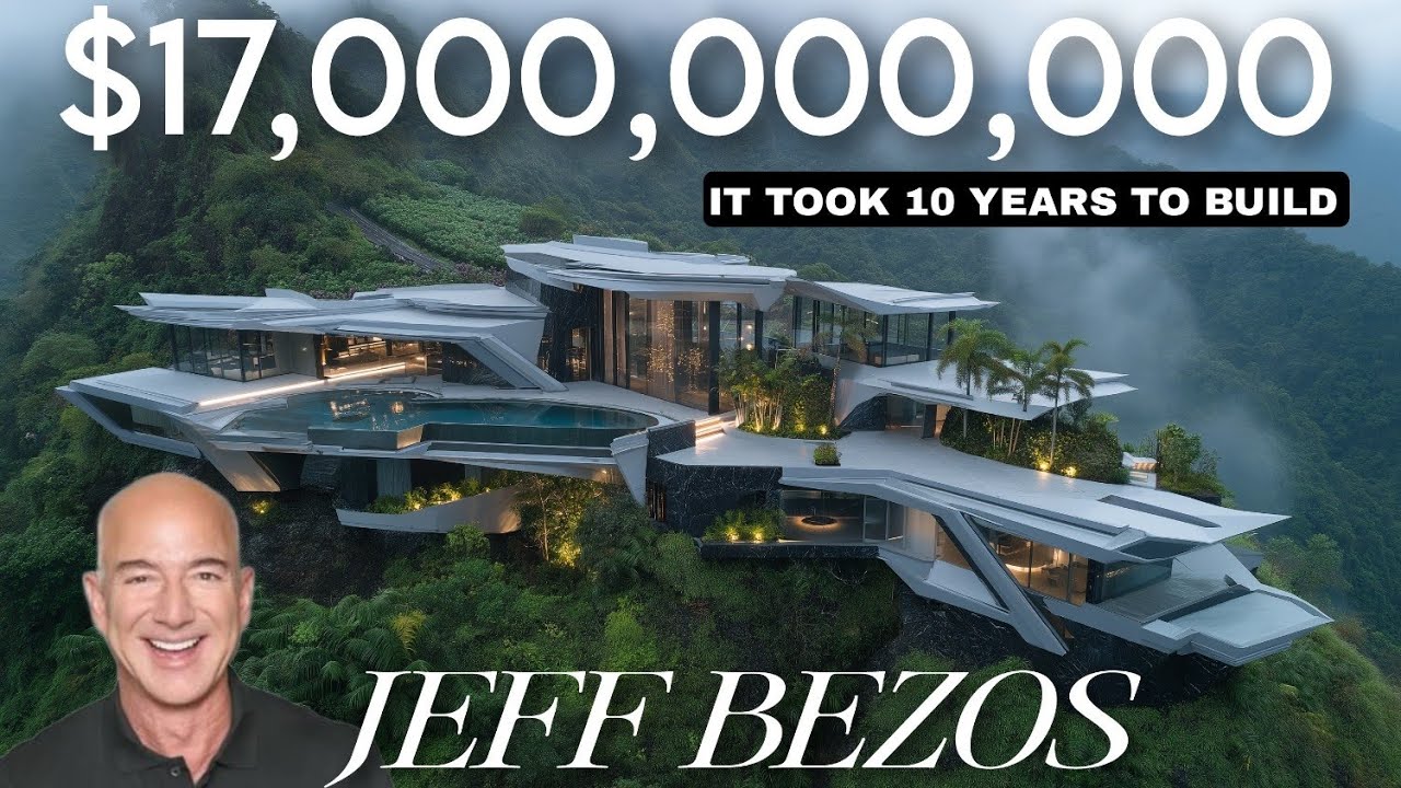 Inside Jeff Bezos $17 Billion futuristic Cliffside Mansion