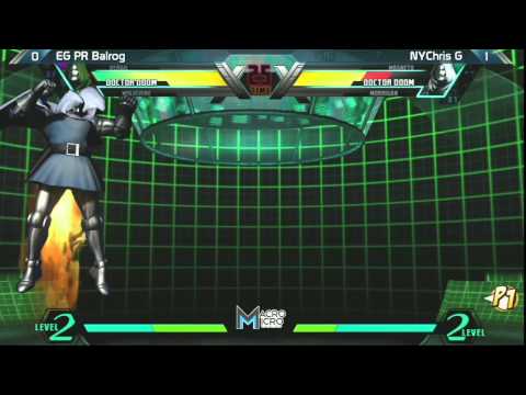 UMVC3: NYChris G vs EG PR Balrog - Losers Finals - Alpha Clash 10
