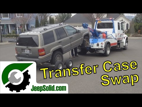 Jeep Grand Cherokee ZJ 4x4 transfer case swap 249 242 231