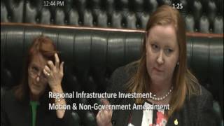 NOTICE OF MOTION - Regional Infrastructure