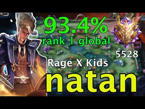 Natan 93% Win Rate!! Gak Bisa Mati - Top 1 Global Natan
