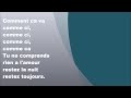 The Shorts - Comment ca va, Lyrics 