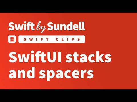 Swift Clips: SwiftUI stacks and spacers thumbnail