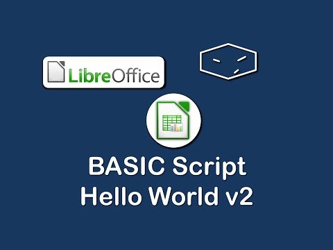 LibreOffice Calc BASIC Script HELLO WORLD v2