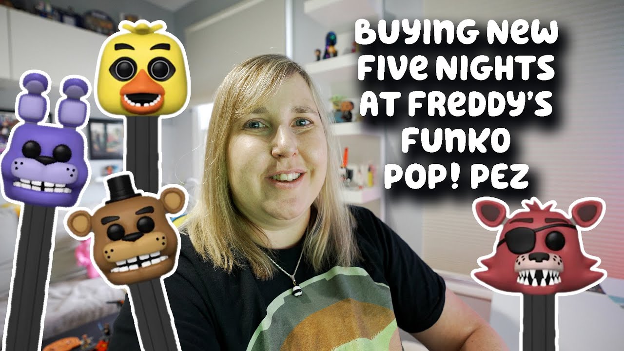 Buying New Five Nights at Freddy's Funko POP! PEZ and Opening a PEZ Present from my Dad